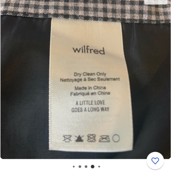 Brand new Aritzia Womens XS Wilfred Belle A-line Wrap Skirt - Picture 5 of 8